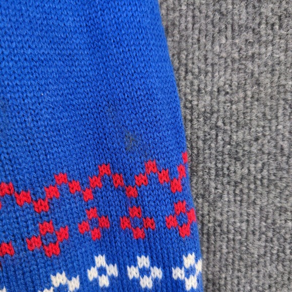 Holiday Time Men's Santa Christmas Sweater Multicolor XL 46-48 Fair Isle - Picture 9 of 14